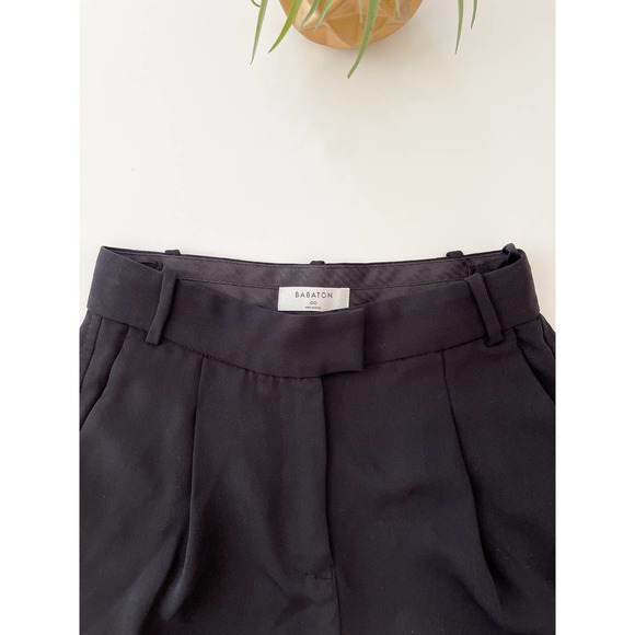 Babaton Black Wide-Leg Trousers - Picture 6 of 7